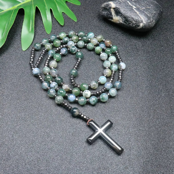 Mixed Quartz Crystal Rosary Beads-ToShay.org