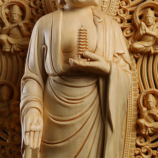 Wood Pharmacist Buddha-ToShay.org