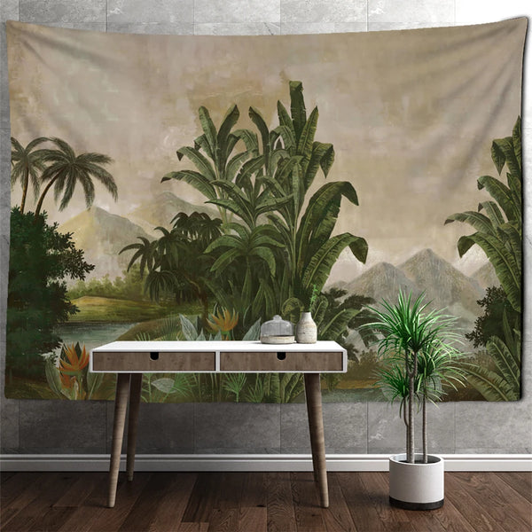 Tropical Plants Tapestry-ToShay.org