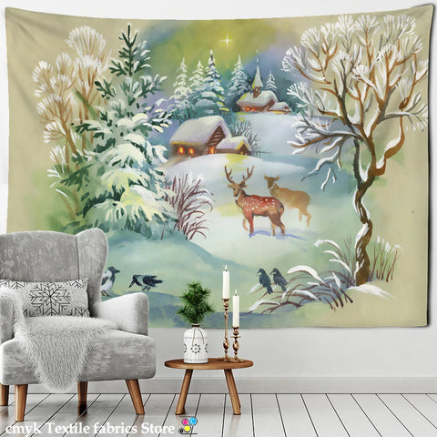 Snow Art Tapestry-ToShay.org