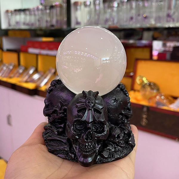 Skull Crystal Ball Stands-ToShay.org