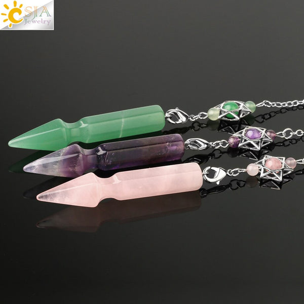 Mixed Crystal Dowsing Pendulums-ToShay.org