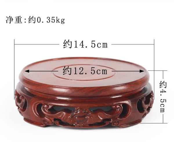 Red Sandalwood Carved Base-ToShay.org