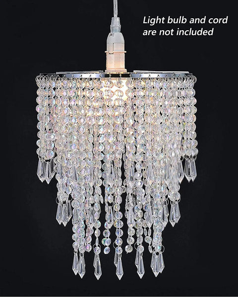 Crystal Bead Chain Chandelier-ToShay.org