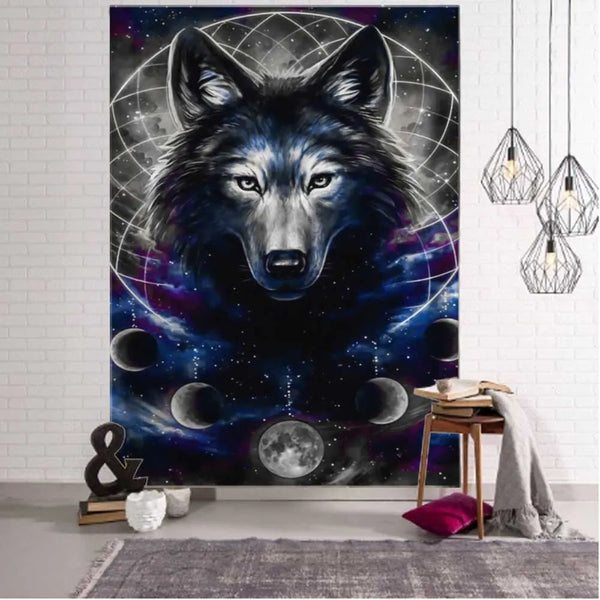 Wolf Totem Tapestry-ToShay.org