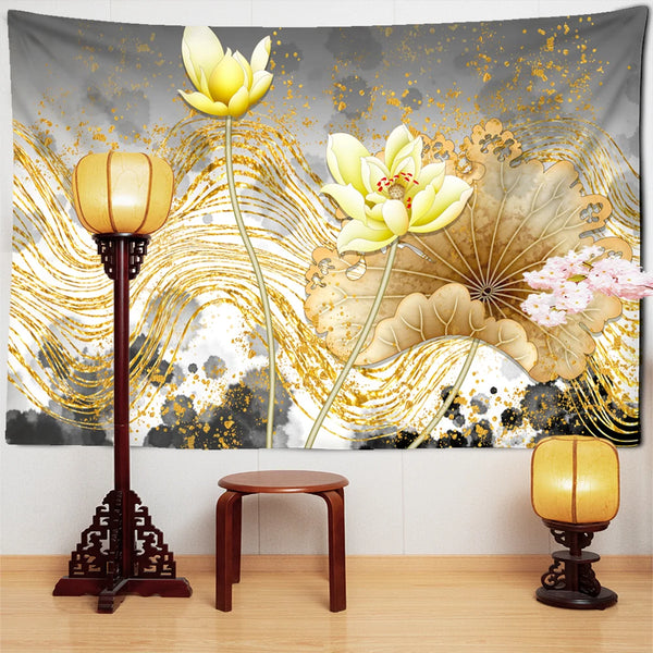 Flower Art Tapestry-ToShay.org