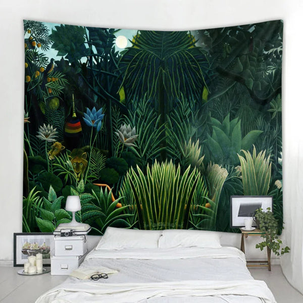 Tropical Garden Tapestry-ToShay.org