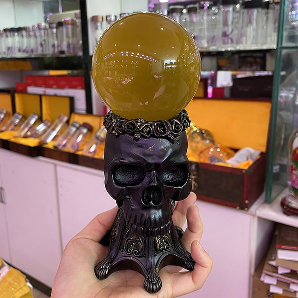 Skull Crystal Ball Stands-ToShay.org