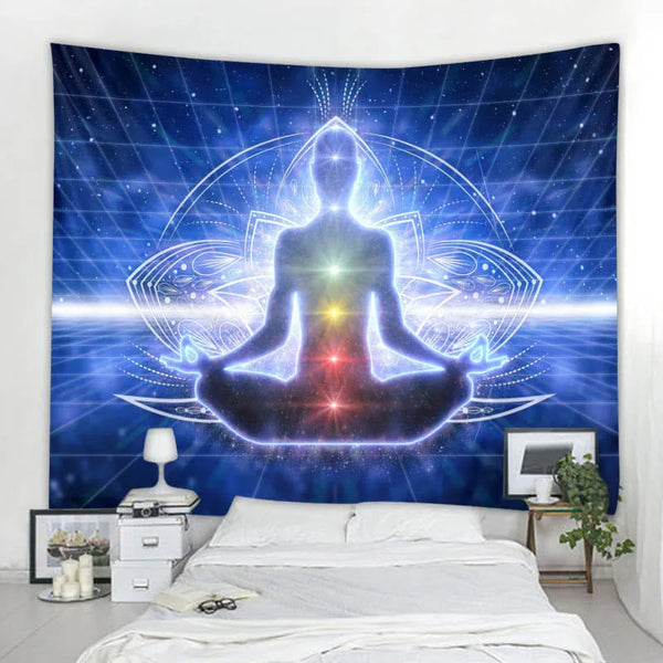 Buddha Meditation Tapestry-ToShay.org