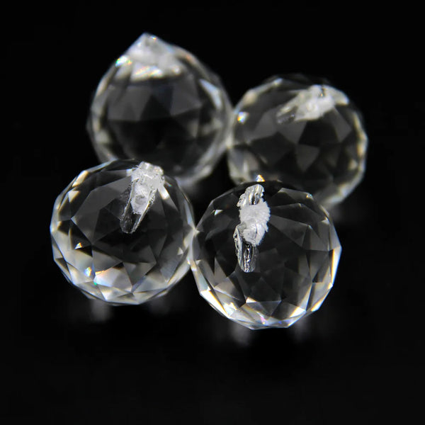 Clear Crystal Faceted Ball-ToShay.org