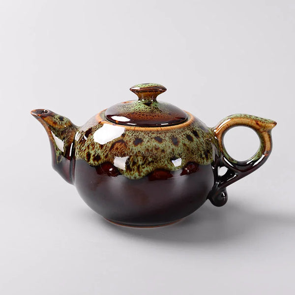 Glazed Ceramic Tea Pot-ToShay.org