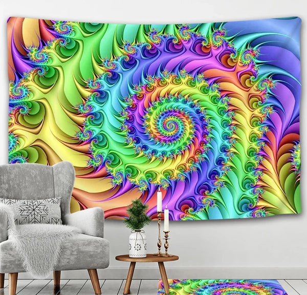 Mandala Swirl Art Tapestry-ToShay.org