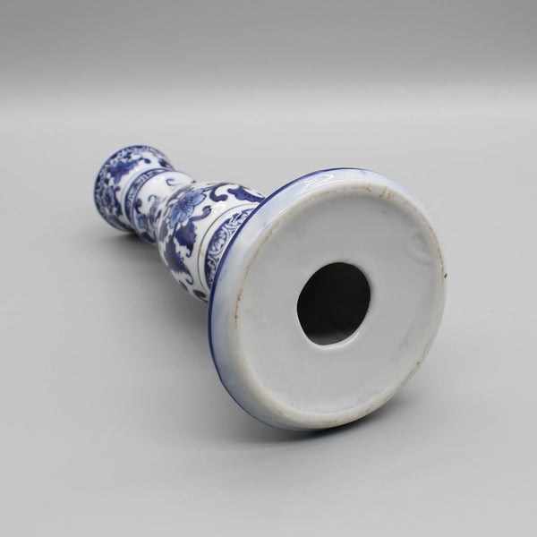 Blue and White Candle Holder-ToShay.org