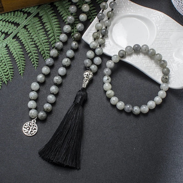 White Labradorite Mala Bead Set-ToShay.org