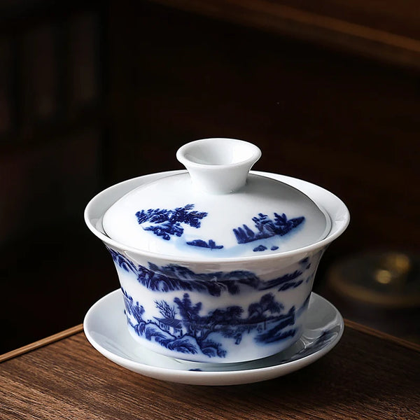 Gaiwan Ceramic Tea Tureen-ToShay.org