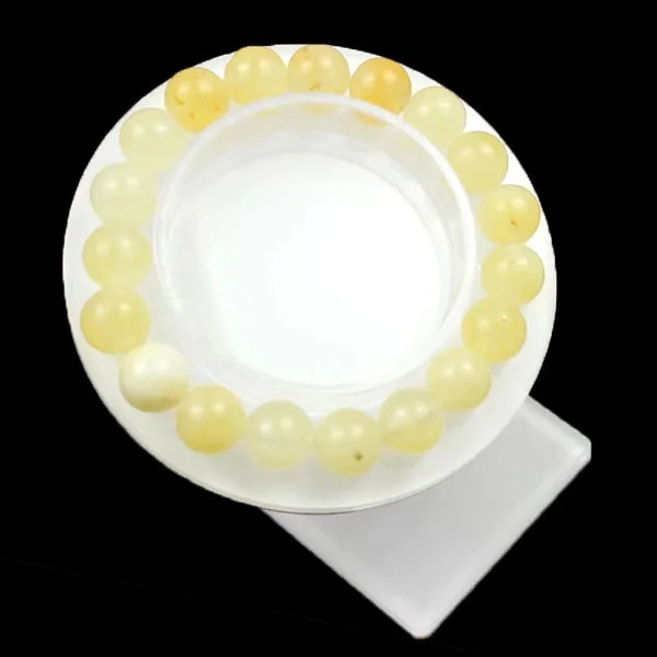 Yellow Citrine Bead Bracelet-ToShay.org