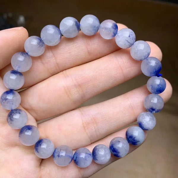 Blue Dumortierite Quartz Bracelet-ToShay.org