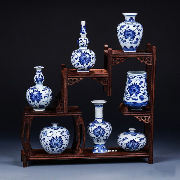 Blue White Ceramic Vases-ToShay.org