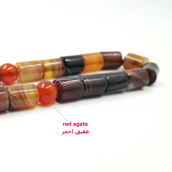 Yellow Agate Prayer Beads-ToShay.org