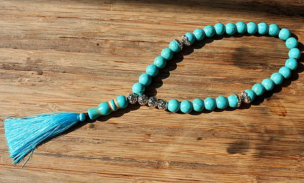 Blue Turquoise Prayer Beads-ToShay.org