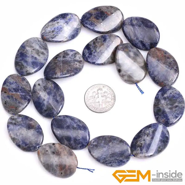 Mixed Quartz Crystal Oval Beads-ToShay.org