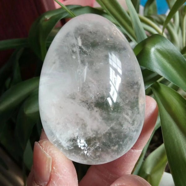 Clear Quartz Crystal Egg-ToShay.org