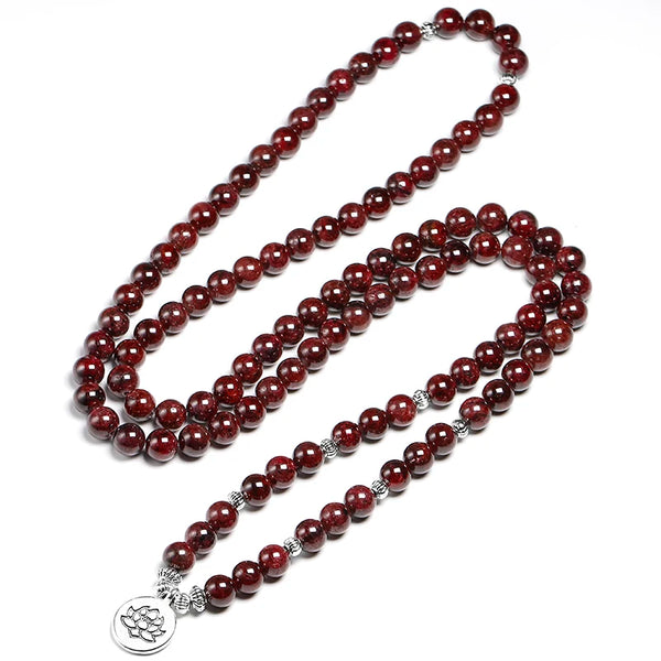 Red Garnet Mala Beads-ToShay.org