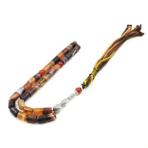 Yellow Agate Prayer Beads-ToShay.org