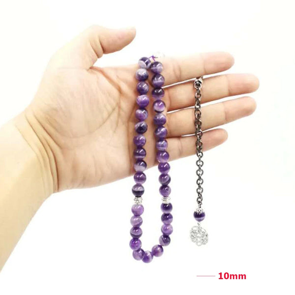 Purple Amethyst Prayer Beads-ToShay.org