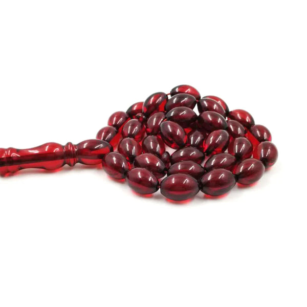 Red Amber Prayer Beads-ToShay.org