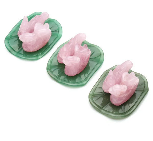 Pink Rose Quartz Ducks-ToShay.org