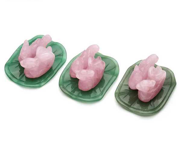 Pink Rose Quartz Ducks-ToShay.org