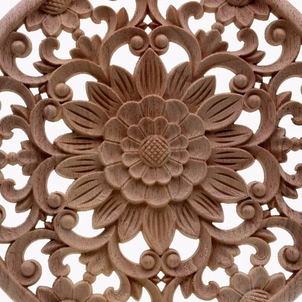 Wood Carved Flower Panel-ToShay.org