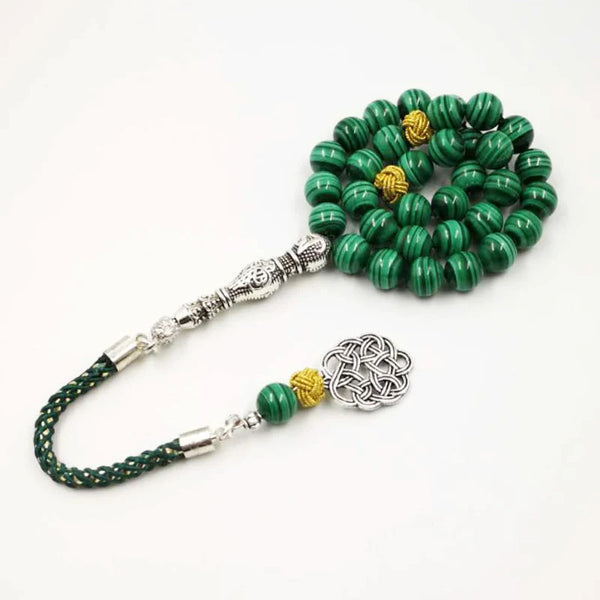 Green Malachite Prayer Beads-ToShay.org