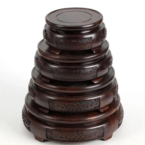 Ebony Carved Base-ToShay.org