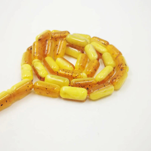 Yellow Amber Prayer Beads-ToShay.org