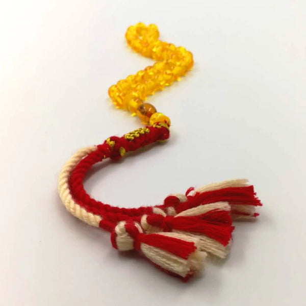 Yellow Amber Prayer Beads-ToShay.org