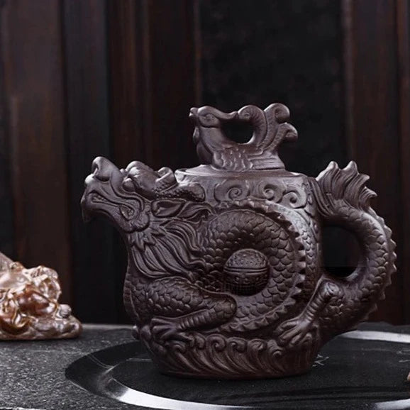 Dragon Clay Teapot-ToShay.org