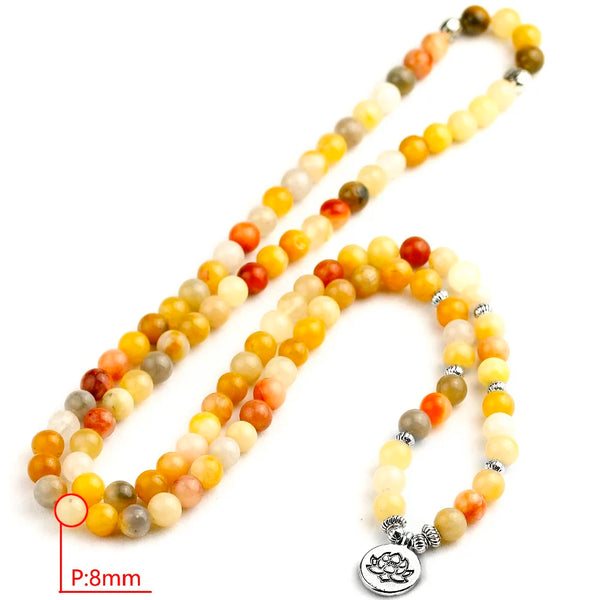 Yellow Topaz Mala Beads-ToShay.org