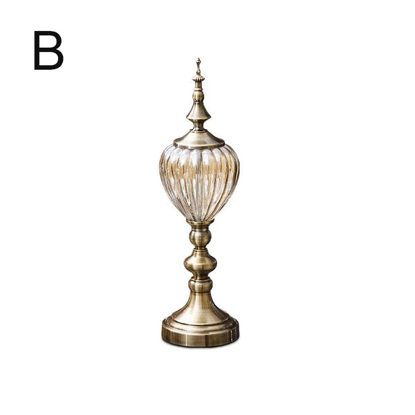 Bronze Glass Candle Stand-ToShay.org