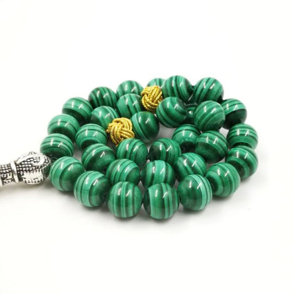 Green Malachite Prayer Beads-ToShay.org