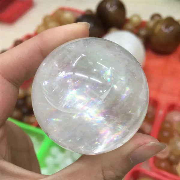 White Calcite Quartz Ball-ToShay.org