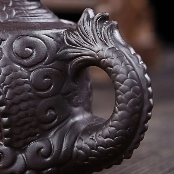 Dragon Clay Teapot-ToShay.org