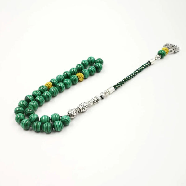 Green Malachite Prayer Beads-ToShay.org