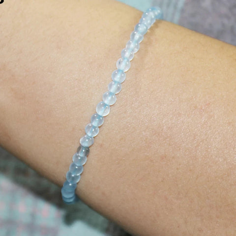 Blue Celestine Crystal Bracelet-ToShay.org