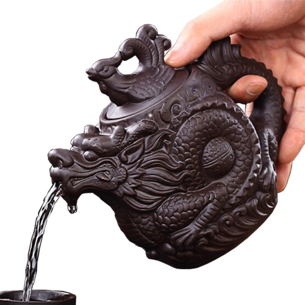 Dragon Clay Teapot-ToShay.org