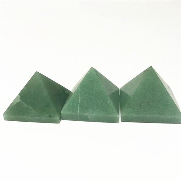 Green Aventurine Crystal Pyramid-ToShay.org