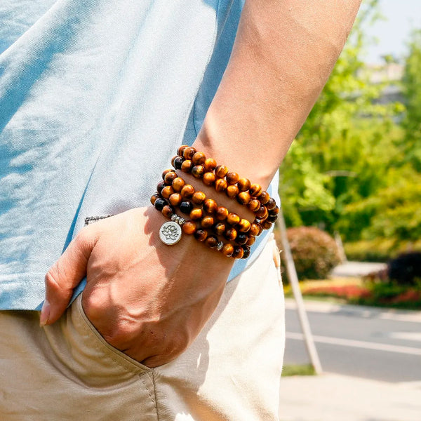 Yellow Tiger Eye Mala Beads-ToShay.org