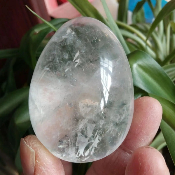 Clear Quartz Crystal Egg-ToShay.org