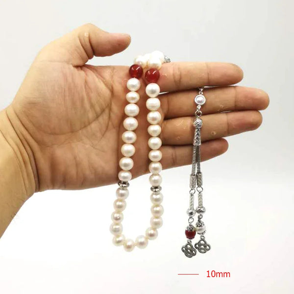 White Pearl Prayer Beads-ToShay.org